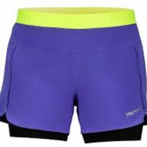Marmot Pulse Running Shorts with Built in Biker Shorts